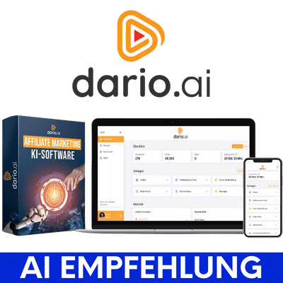 Dario Ai - Affiliate Marketing KI-Software Erfahrungen