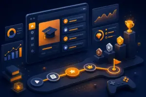 Kursbereich mit Gamification deutsch