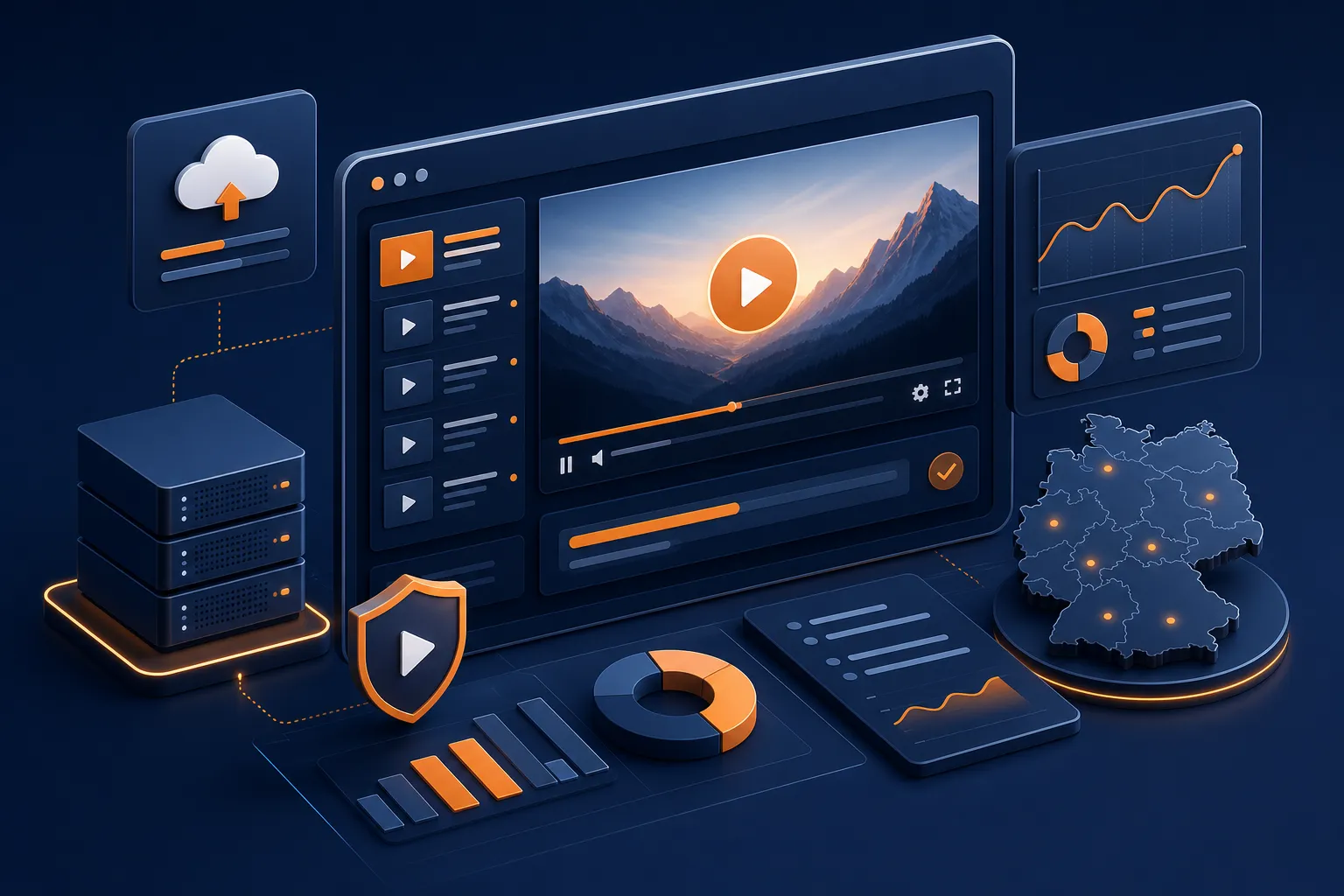 Online Kurs Plattform mit Videohosting Deutschland